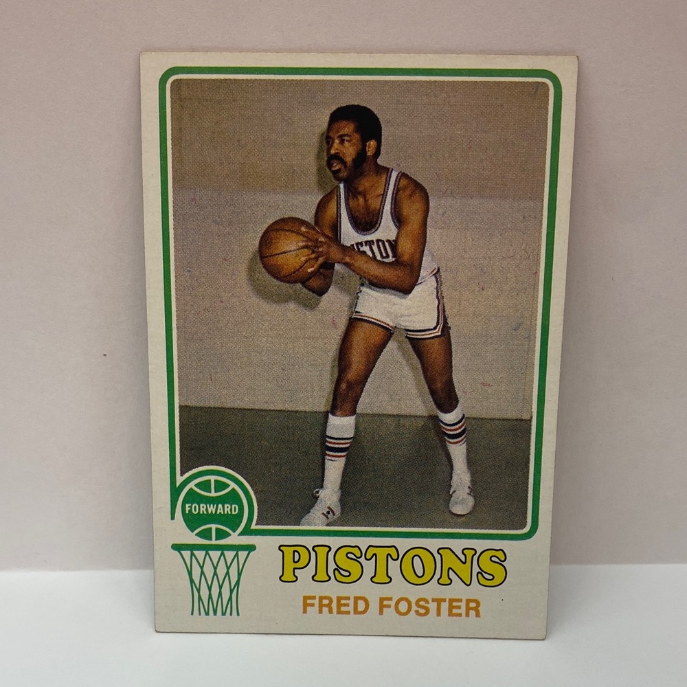 1974-74 Topps Fred Foster Pistons #56 (063)